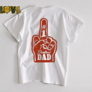 #1 Deadbeat Dad Finger T shirts