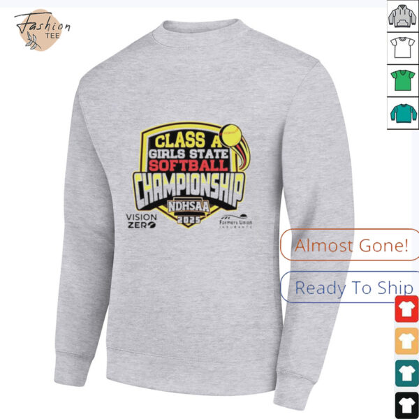 2025 NDHSAA Class A Girls State Softball Championship shirt