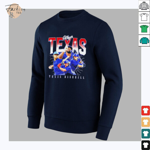 All for Texas baseball Jacob deGrom Wyatt Langford Adolis García and Corey shirt