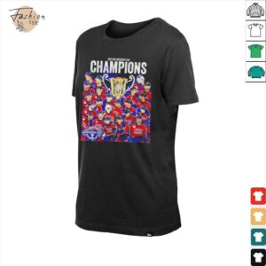 Evansville Thunderbolts 2025 SPHL President’s Cup Champions poster shirt