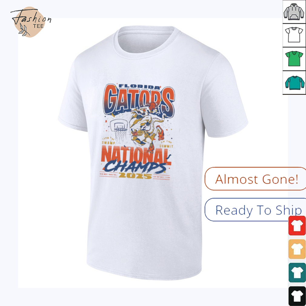 Florida Gators from the swamp to the summit National Champs 2025 shirt Florida Gators from the swamp to the summit National Champs 2025 shirt