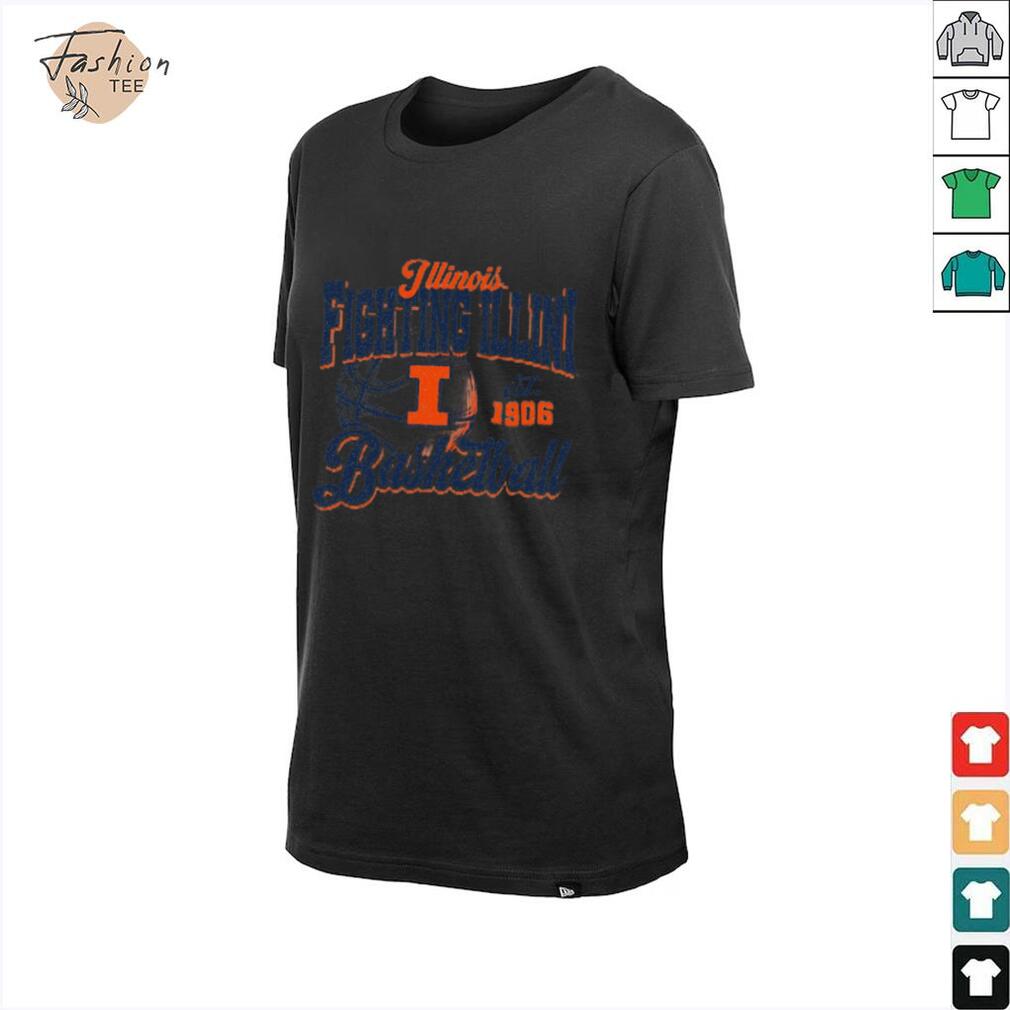 Illinois Basketball Retro Heather shirt Illinois Basketball Retro Heather shirt