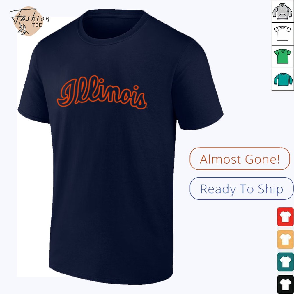 Illinois Simple Script Gameday Spirit Fanstore shirt Illinois Simple Script Gameday Spirit Fanstore shirt