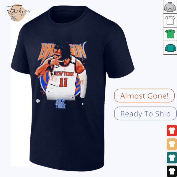 Jalen Brunson NY Knicks player collage shirt