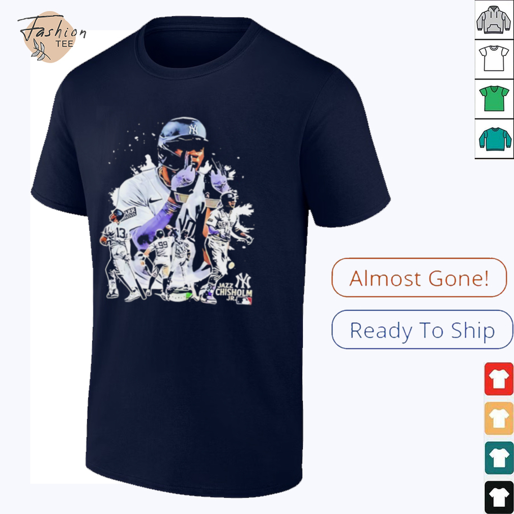 Jazz Chisholm Jr. New York Yankees collage shirt Jazz Chisholm Jr. New York Yankees collage shirt