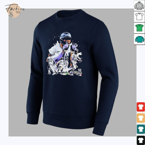 Jazz Chisholm Jr. New York Yankees collage shirt