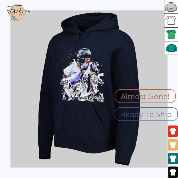 Jazz Chisholm Jr. New York Yankees collage shirt