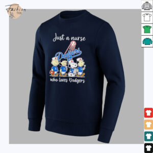 Just a nurse who loves the Dodgers Peanuts shirt