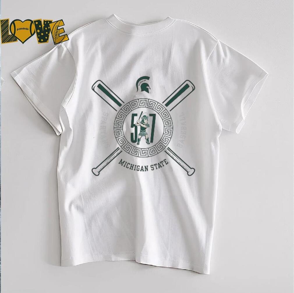 Michigan State Spartans 517 Day Baseball T Shirt Michigan State Spartans 517 Day Baseball T Shirt