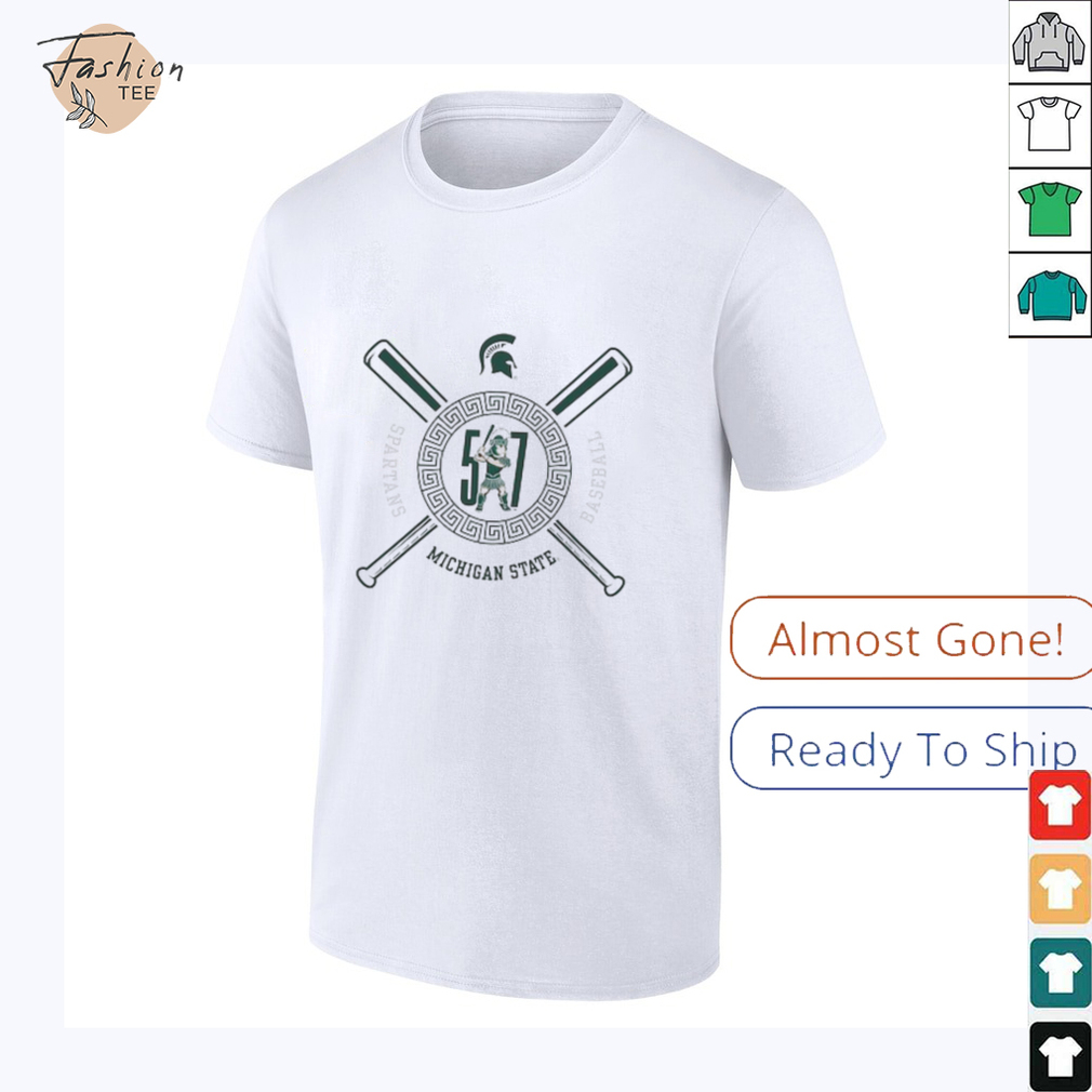 Michigan State Spartans 517 Day Baseball T Shirt Michigan State Spartans 517 Day Baseball T Shirt