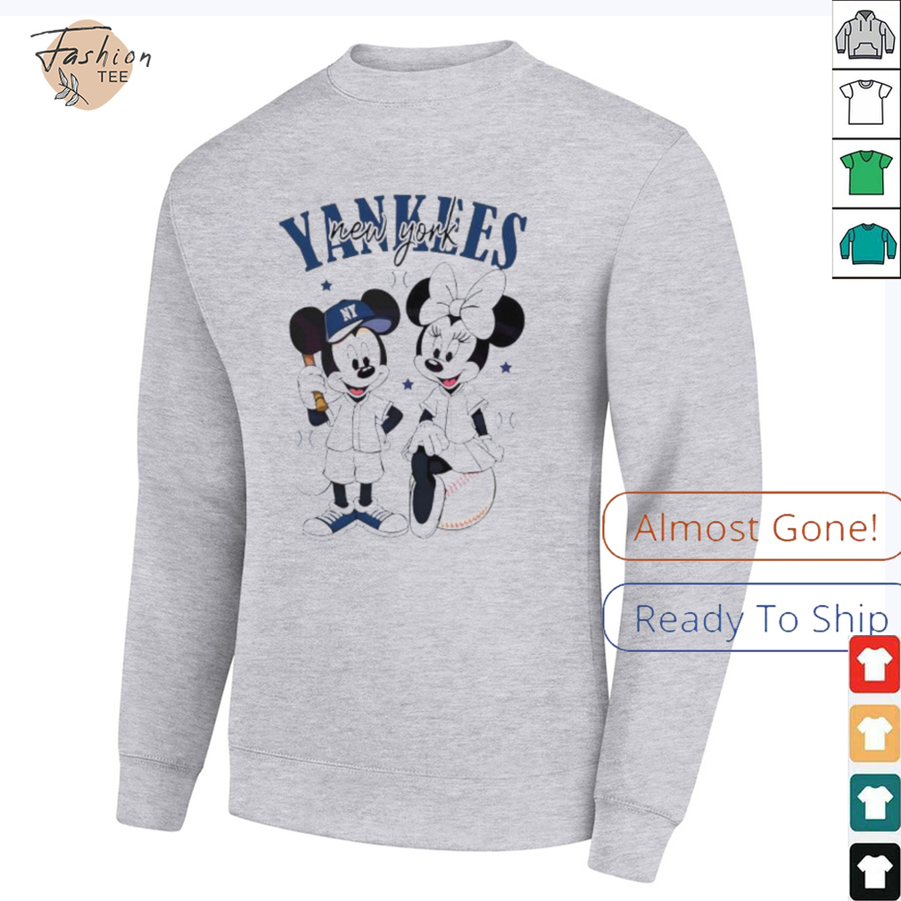 Mickey Minnie Mouse Yankees New York Baseball Disney shirt Mickey Minnie Mouse Yankees New York Baseball Disney shirt