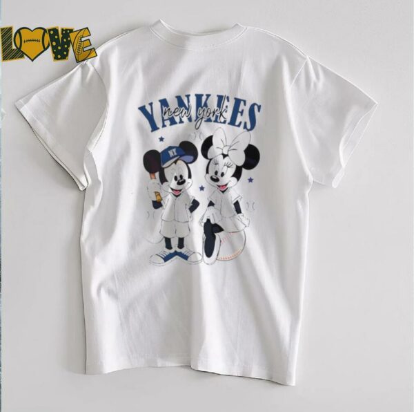 Mickey Minnie Mouse Yankees New York Baseball Disney shirt