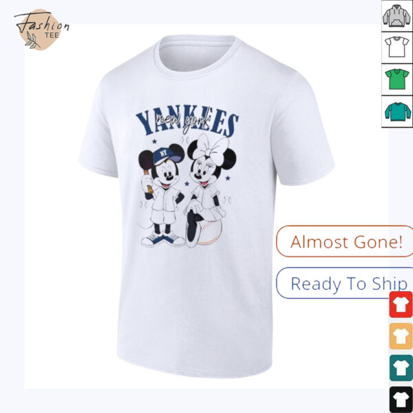 Mickey Minnie Mouse Yankees New York Baseball Disney shirt