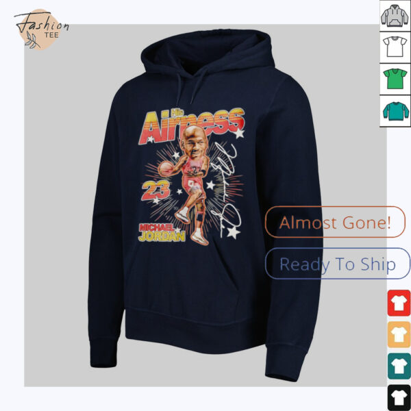 Nba Big Head Michael Jordan cartoon retro signature shirt