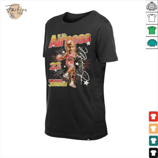 Nba Big Head Michael Jordan cartoon retro signature shirt
