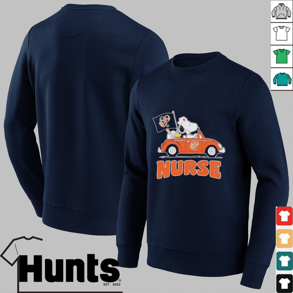 Nurse Snoopy and Woodstock driving car San Francisco Giants shirt Nurse Snoopy and Woodstock driving car San Francisco Giants shirt