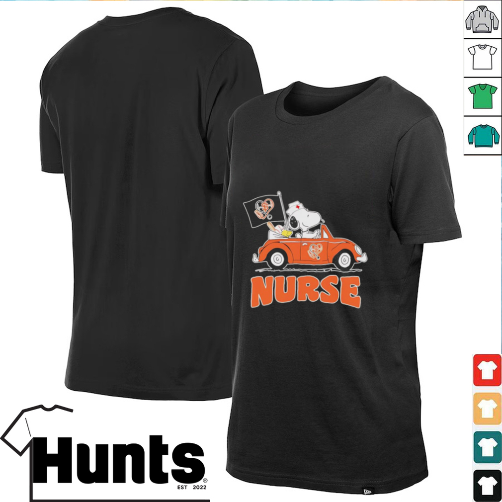 Nurse Snoopy and Woodstock driving car San Francisco Giants shirt Nurse Snoopy and Woodstock driving car San Francisco Giants shirt