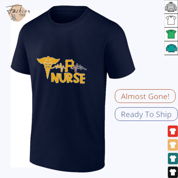 Nurse heartbeat Pittsburgh Pirates baseball shirt