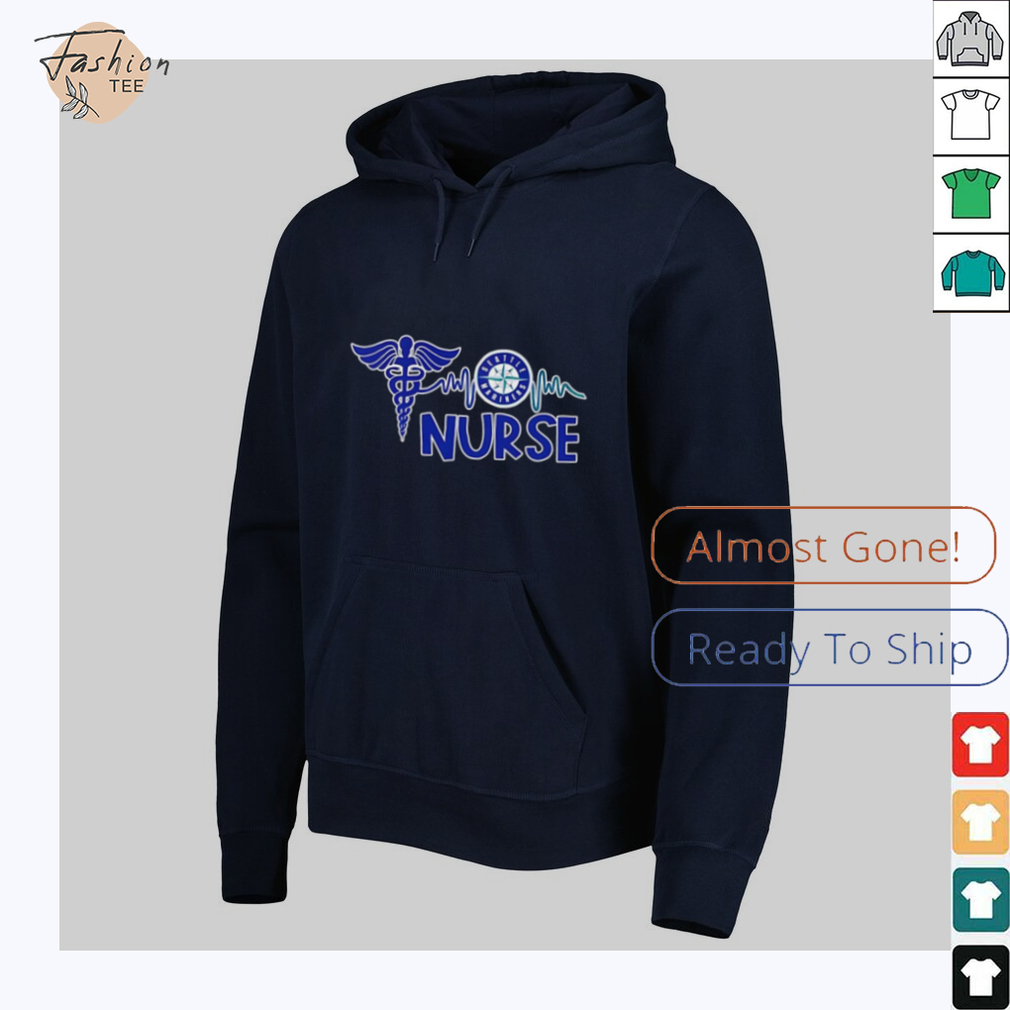 Nurse heartbeat Seattle Mariners baseball shirt Nurse heartbeat Seattle Mariners baseball shirt