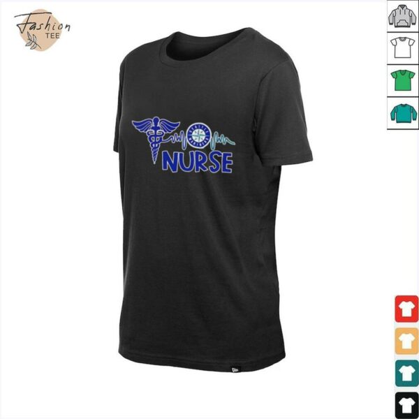 Nurse heartbeat Seattle Mariners baseball shirt