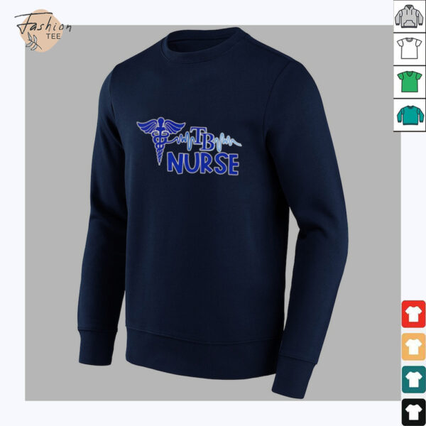 Nurse heartbeat Tampa Bay Rays baseball shirt