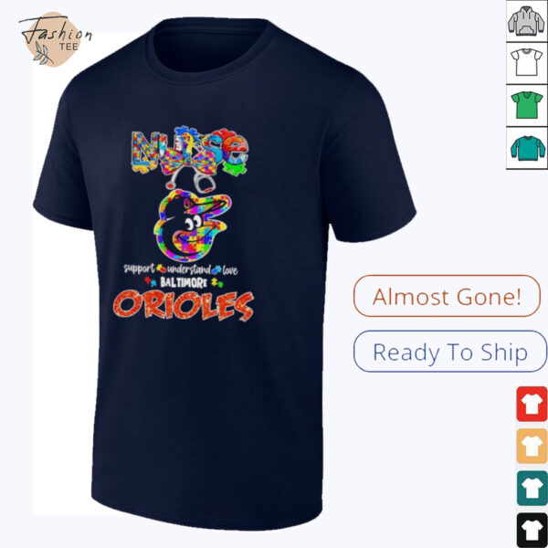 Nurse support understand love Baltimore Orioles shirt