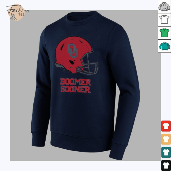 Oklahoma Sooners Infant Dripping Football Helmet T Shirt