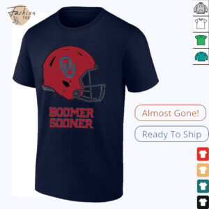 Oklahoma Sooners Infant Dripping Football Helmet T Shirt