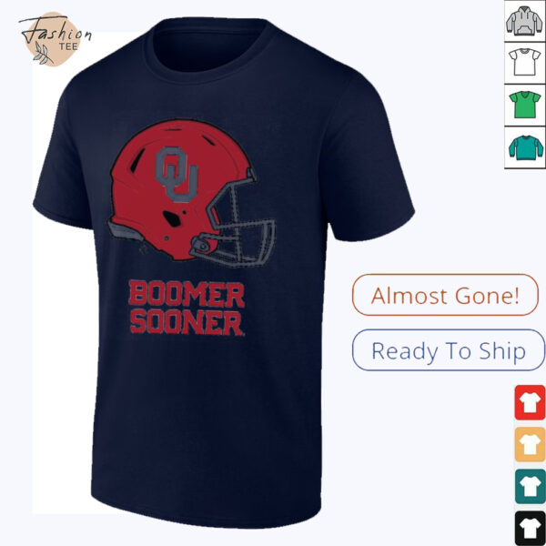 Oklahoma Sooners Infant Dripping Football Helmet T Shirt