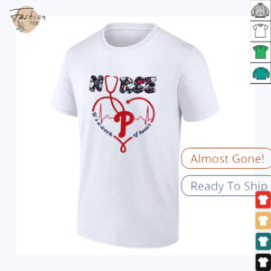 Philadelphia Phillies Nurses it’s a work of heart 2025 shirt