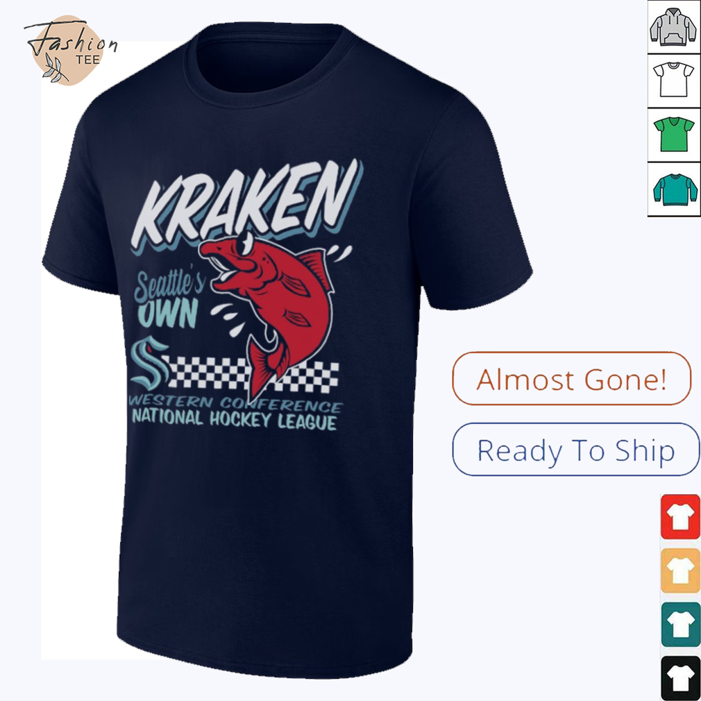 Seattle Kraken Mitchell & Ness Deep Sea Local Food T Shirt Seattle Kraken Mitchell & Ness Deep Sea Local Food T Shirt