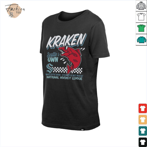 Seattle Kraken Mitchell & Ness Deep Sea Local Food T Shirt