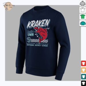 Seattle Kraken Mitchell & Ness Deep Sea Local Food T Shirt