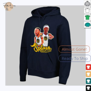 Steph Curry and Jimmy Butler Splash Brothers Warriors scream cartoon shirt