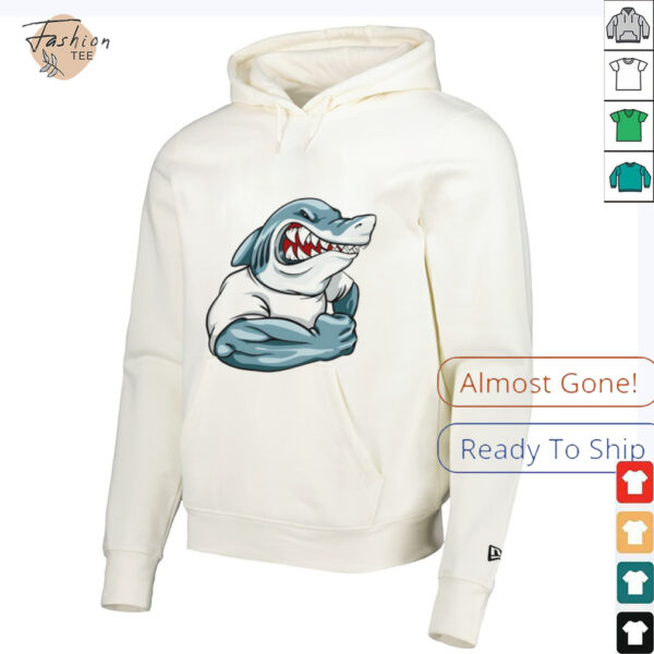 Strong shark gym shirt