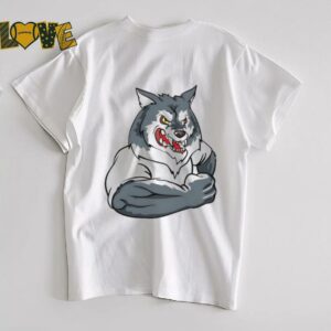 Strong wolf gym shirt