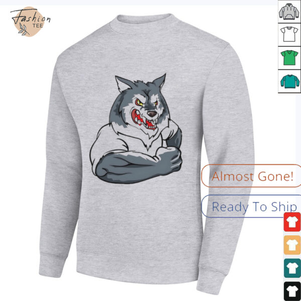 Strong wolf gym shirt