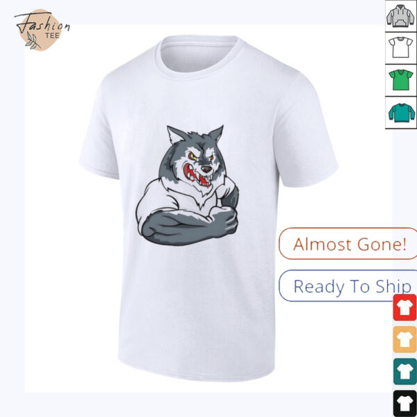 Strong wolf gym shirt