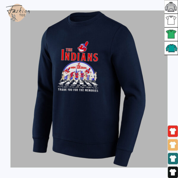 The Indians 1894 2025 Abbey Road thank you for the memories shirt