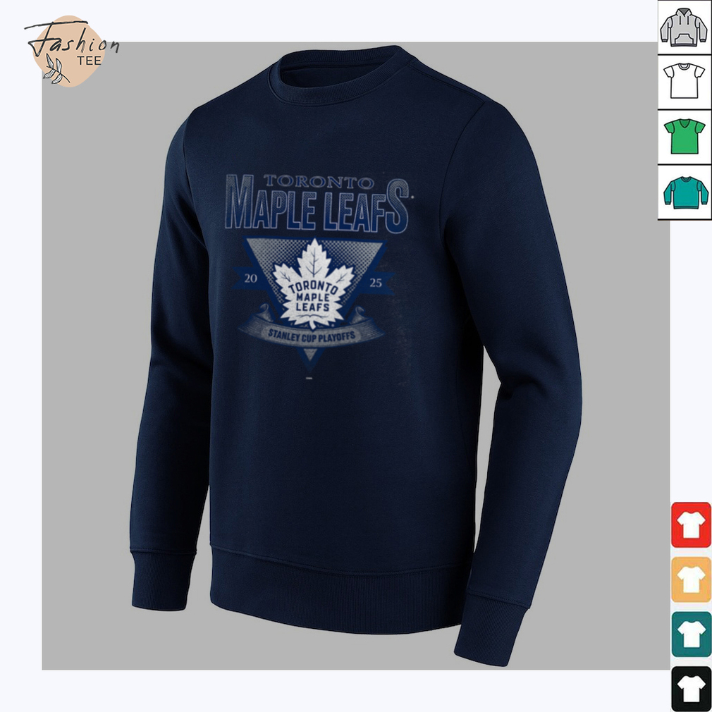 Toronto Maple Leafs Fanatics Heather Charcoal 2025 Stanley Cup Playoffs Crossbar Tri Blend T Shirt Toronto Maple Leafs Fanatics Heather Charcoal 2025 Stanley Cup Playoffs Crossbar Tri Blend T Shirt
