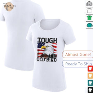 Tough old bird eagle USA flag shirt