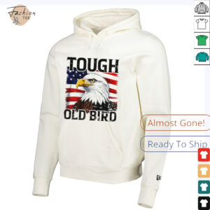 Tough old bird eagle USA flag shirt