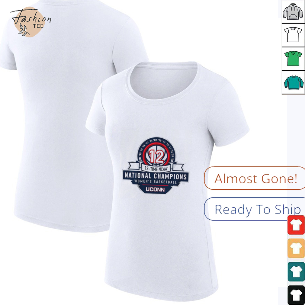 UConn WBB 12x NCAA Champions Logo Shirt UConn WBB 12x NCAA Champions Logo Shirt