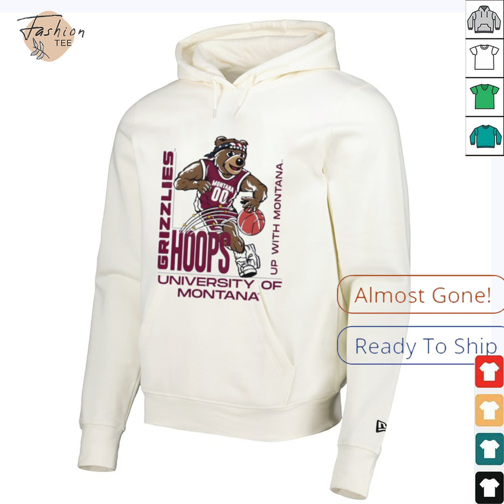 University of Montana Grizzlies Hoops up with Montana shirt University of Montana Grizzlies Hoops up with Montana shirt