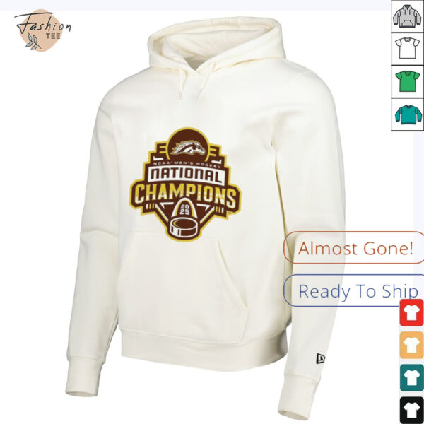Western Michigan Broncos 2025 NCAA Frozen Four Men’s Ice Hockey National Champions Logo T Shirts