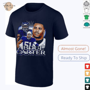 Abdul Carter New York Giants NFL football player vintage shirt