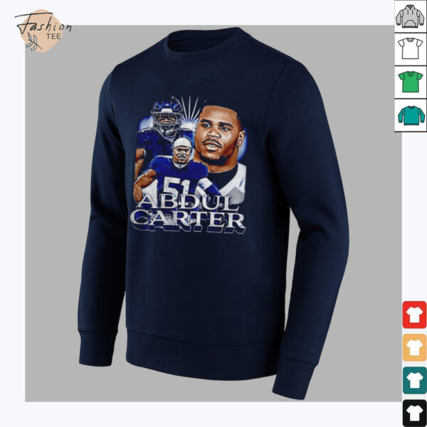 Abdul Carter New York Giants NFL football player vintage shirt
