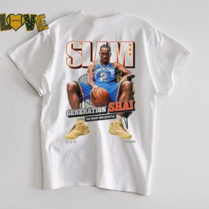 Alexander Oklahoma City Thunder SLAM 2025 Cover Graphic T Shirt
