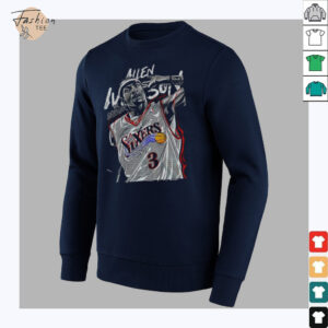 Allen Iverson 3 Philadelphia 76er the answer signature shirt