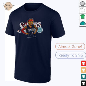 Allen Iverson 3 Philadelphia 76ers Basketball NBA shirt
